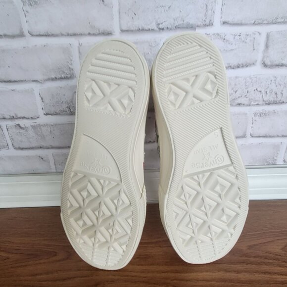 🍒Converse Chuck Taylor Lift Hi Sz 6 Women Shoes Cherries Embroidered A08096C🍒 - Picture 8 of 12